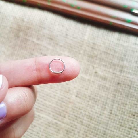 Piercing de furo - 8 mm