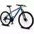 Bicicleta aro 29 KRW Alumínio 24 Velocidades Freio a Disco Suspensão dianteira Mountain Bike KR1 - Azul+Preto na internet