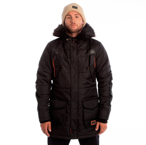 CAMPERA RUSTY NORDICAL NEGRA