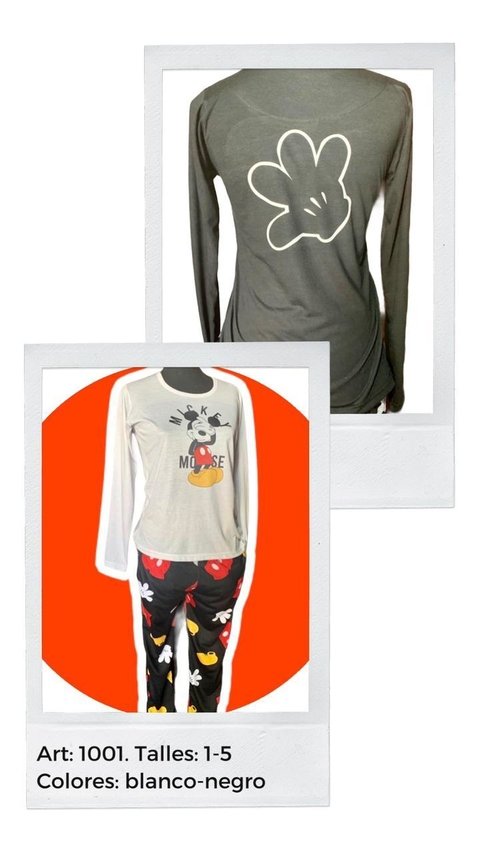 Pijama mickey - 1001