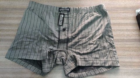 Bóxer jacquard de algodón y lycra con elástico embutido - OPOSITOR 165