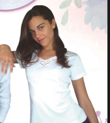 Camiseta con reeb de algodón - FLORINCELLA 109