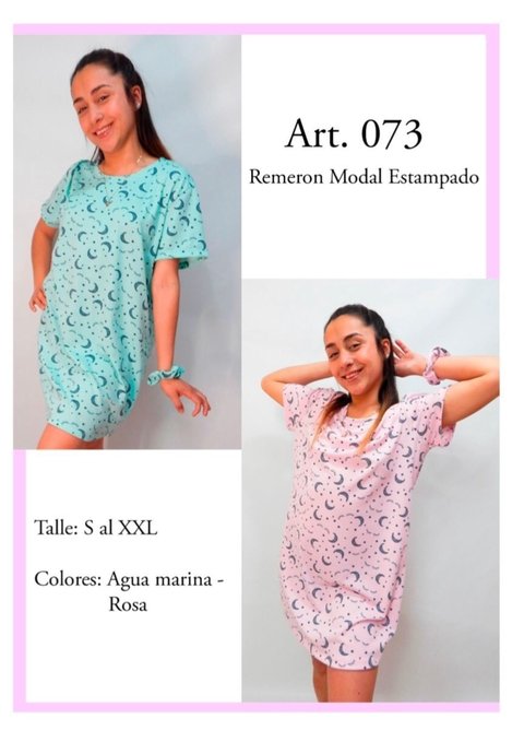 Remeron de modal soft estampado - GISELLE 73