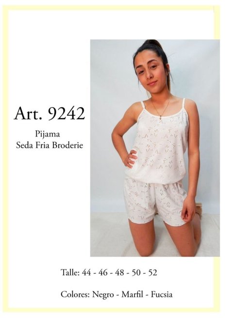 Pijama BRODERIE - LUCIA NAVARRO 9242