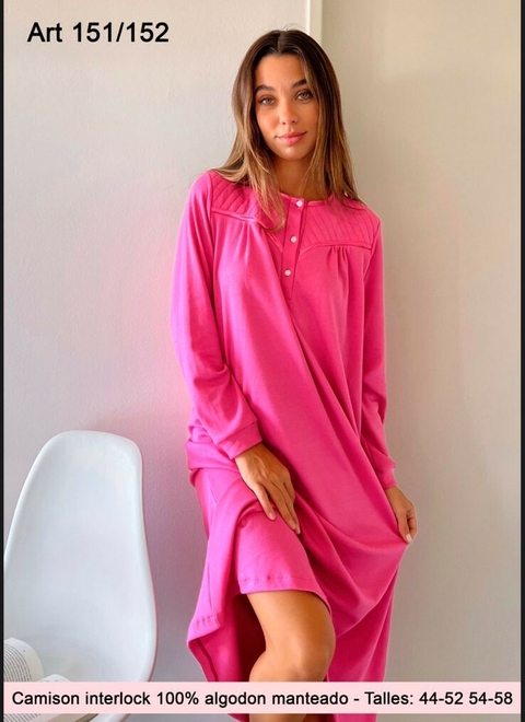 Camison de interlock 100% algodón liso - BARBIZON 151