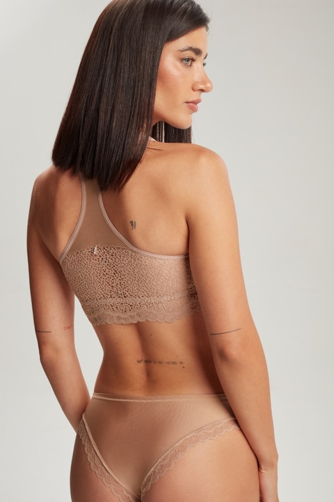 Culotte microfibra y puntilla - SELU 8397