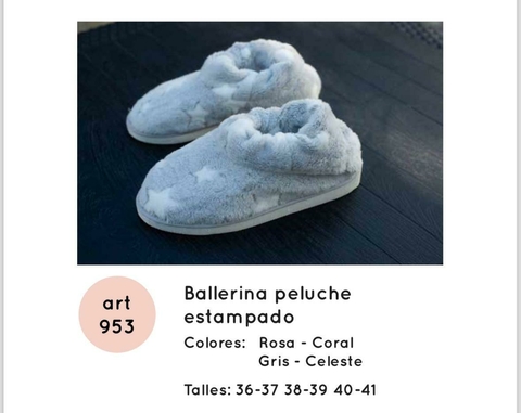 Botita de peluche estampado - POEMA 953