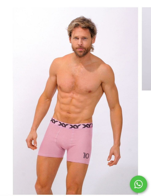 Boxer algodón y lycra con estampa "GOAT" - XY 1384