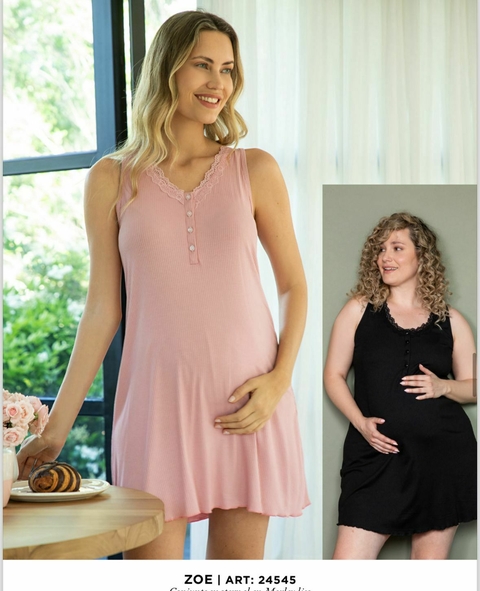 Conjunto maternal de morley liso - BIANCA SECRETA 24545