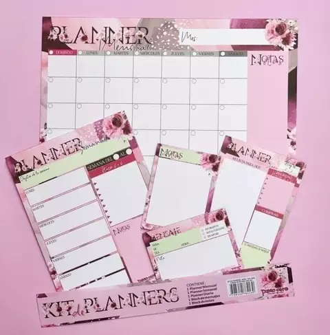 Kit Planificador Punto Cero - Flores