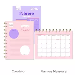 Imagen de Agenda Premium Con Accesorios - En Caja Individual - Espiralada Semanal N°8