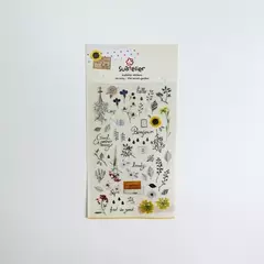 STICKER PVC SUATELIER 10*19cm SECRET GARDEN
