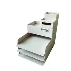 Imagen de Organizador de escritorio apilable Ibi x 6 piezas