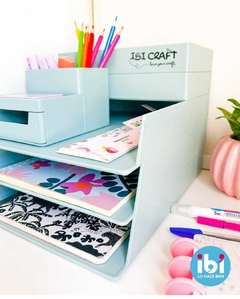 Organizador de escritorio apilable Ibi x 6 piezas en internet