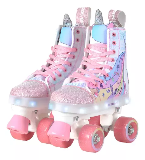 Patin 4 ruedas unicornio bipo