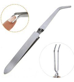 Pinça Curvatura C Unhas Acrílico Alongamento Fibra Acrigel - comprar online