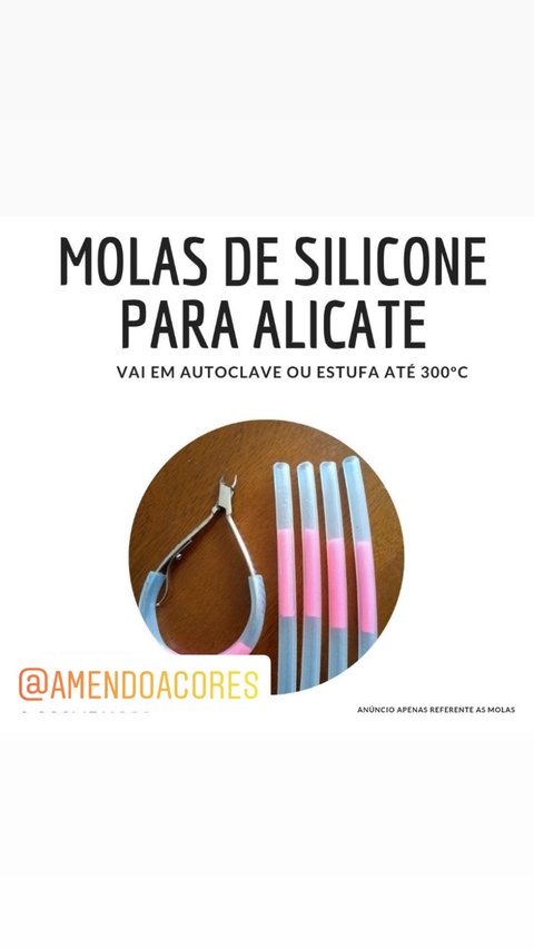 Mola De Silicone Para Alicate