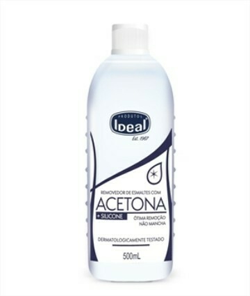 Removedor de Esmalte com Acetona Ideal com Silicone 500ml