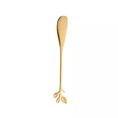 Conjunto 6 Talheres de Aço Inox Leaves Dourado na internet