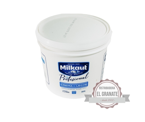 Crema de leche Milkaut por 5 litros