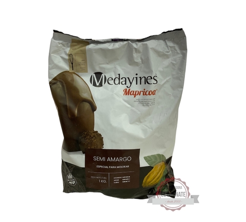 chocolate mapricoa semiamargo por 500grs
