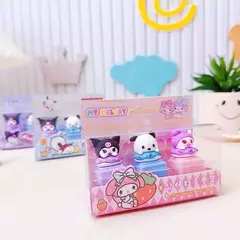 Set 3 Sellos Sanrio Kuromi Melody Pochacco - comprar online