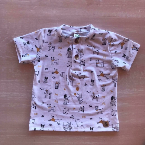 Remera "Chris" - Estampa Perritos