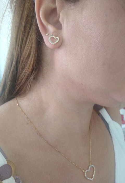 CONJUNTO FOLHEADO CORAÇAO