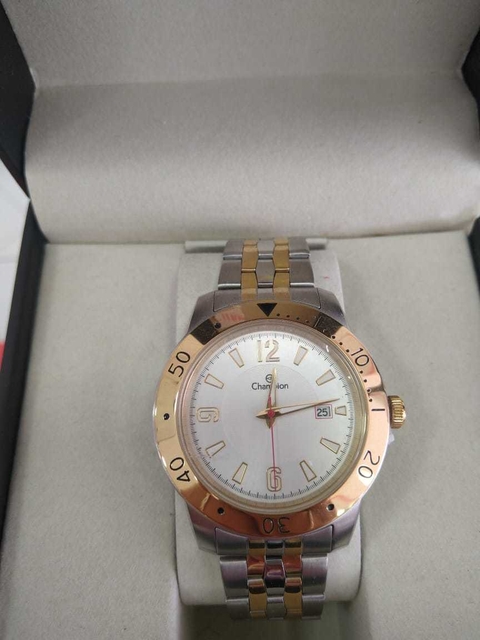 RELOGIO MASCULINO CHAMPION MISTO