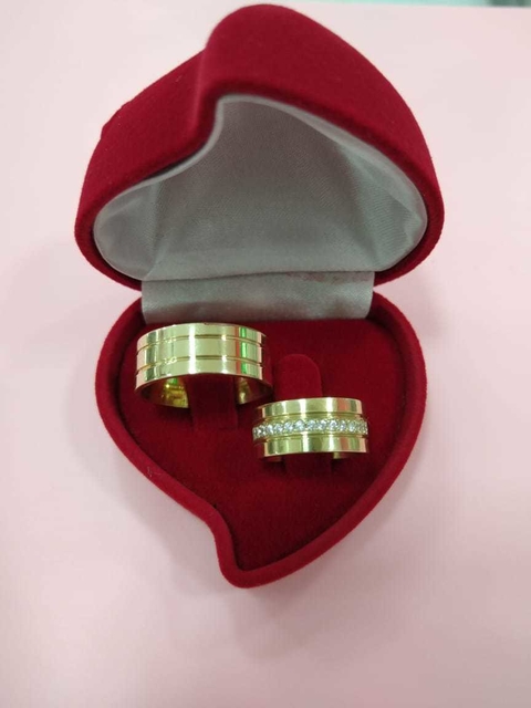 ALIANÇA MOEDA ANTIGA