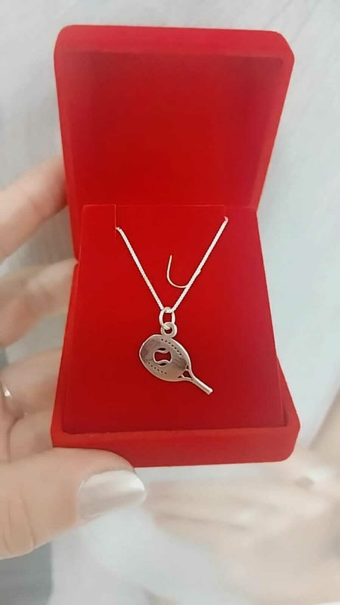 CORRENTE FOLHEADO COM PINGENTE BEACH TENIS