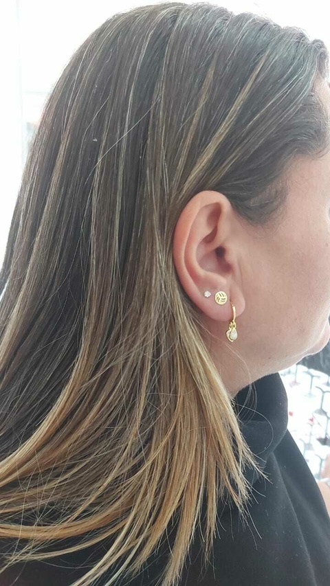 BRINCO FOLHEADO BOLA DE VOLEI