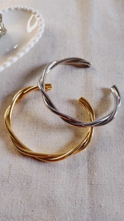 Bracalete banho ouro