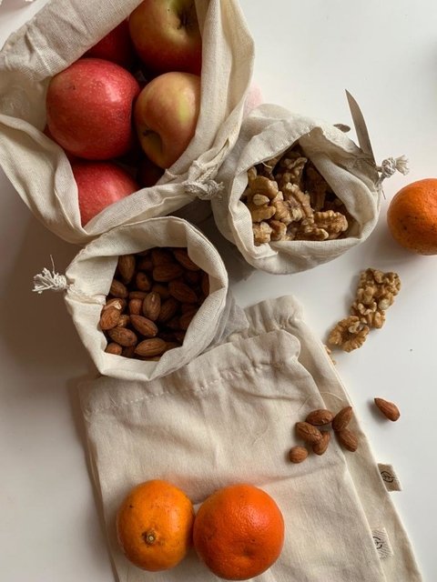 Bolsas de lienzo - Pack x 5