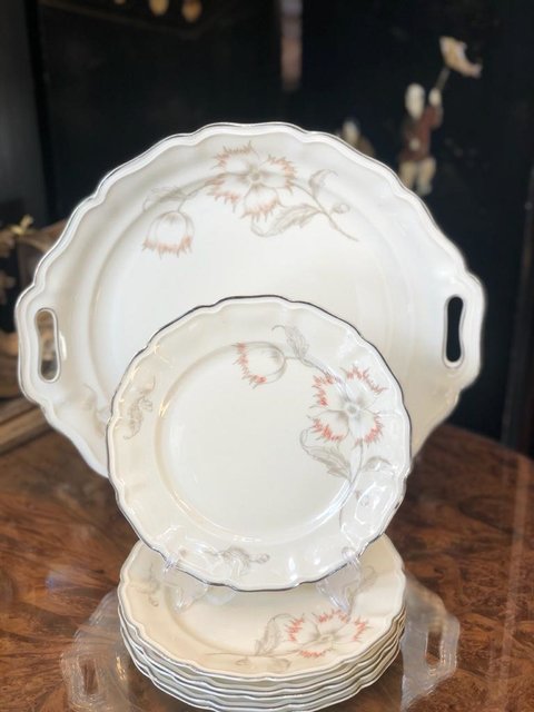 Conjunto para bolo em porcelana Rosenthal