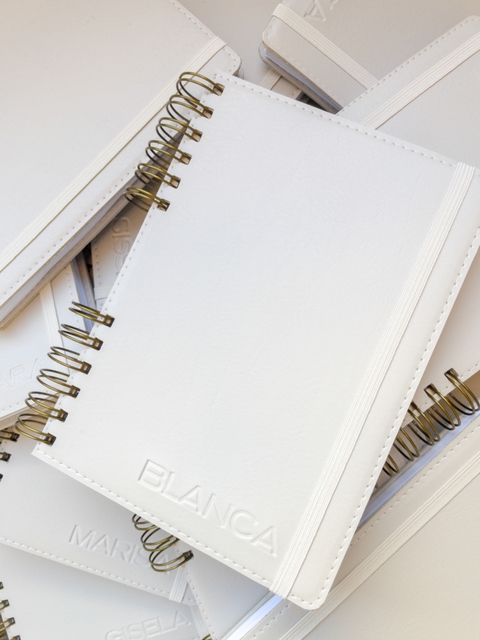 Caderno Elegante Areia c/ wire-o