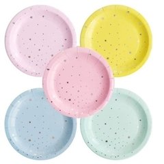 Plato Lovely Estrellas Plateadas x 10 un - comprar online