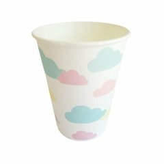 Vaso descartable Nube de Colores x 10 un