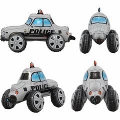 Globo Metalizado 4D Auto Policía - comprar online