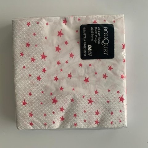 Servilletas Estrellas Fucsia