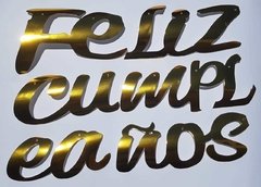 Grirnalda Feliz Cumpleaños (Tornasol, Dorada o Plata) - comprar online