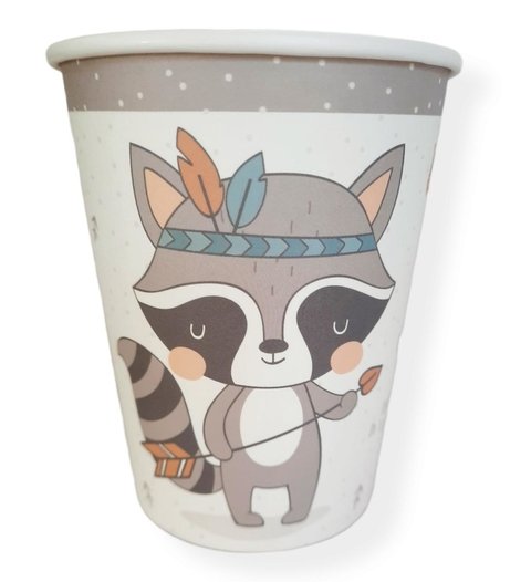 Vaso Mapache x 6 un