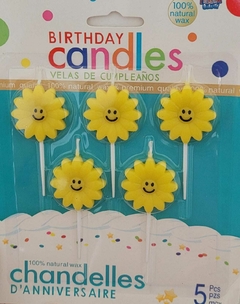 Imagen de Velas margaritas x 5 unidades