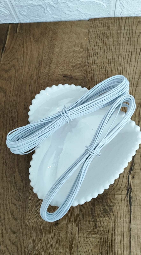 ARAME ENCAPADO BRANCO PARA ARTESANATO NÚMERO 18 (METRO)