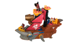 Navio Pirata Tubarão Imaginext Mattel 2015 Ótimo - 45 Cm (Usado)