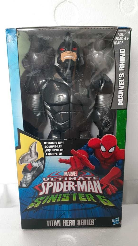 Boneco Marvel Rhino Ultimate Spiderman Hasbro 30 Cm Lacrado