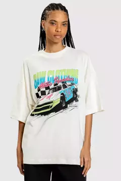 CAMISETA NEW OVER MOTOR PARADISE OFF WHITE