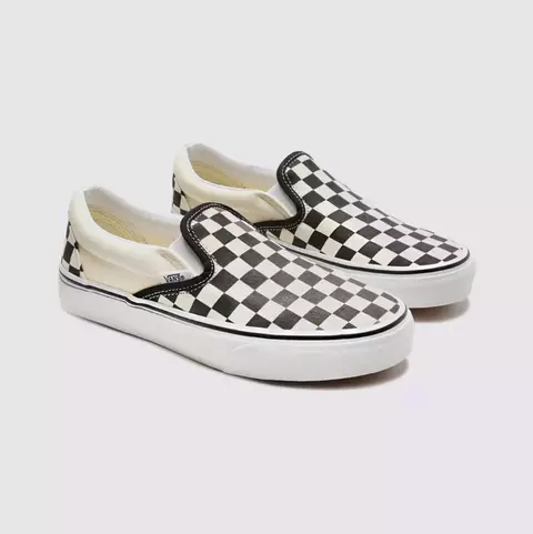 TÊNIS SLIP-ON CHECKERBOARD BLACK WHITE - comprar online