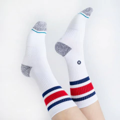 MEIA STANCE BOYD ST SOLIDS INFIKNIT BLUE