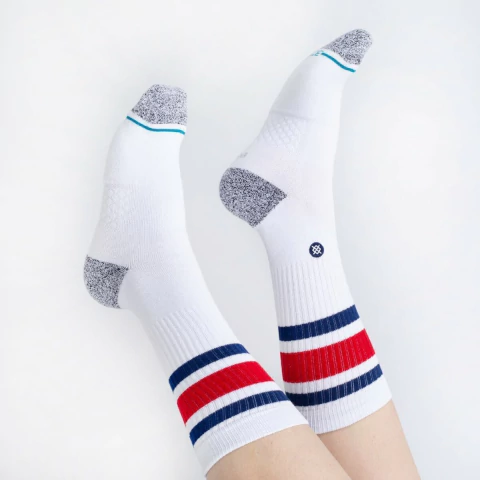 MEIA STANCE BOYD ST SOLIDS INFIKNIT BLUE